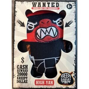 Kreepy Baraz Plush HIGH-YAH Boxed Misfit Capybara Martial Arts NIB